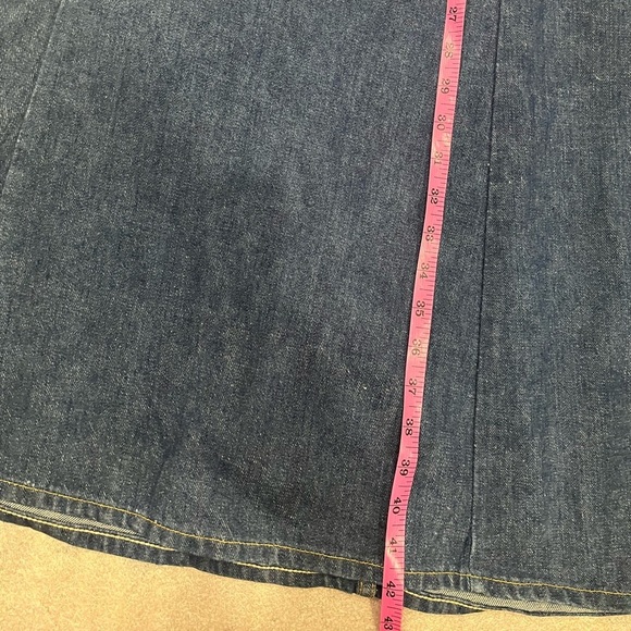 [S]VTG GWG Denim Maxi Skirt Union Made - Picture 6 of 8
